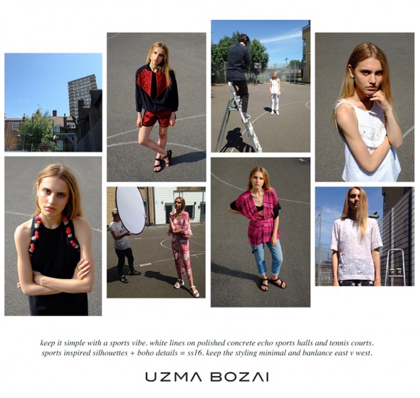 Behind the Scenes of the Uzma Bozai SS16 Photoshoot