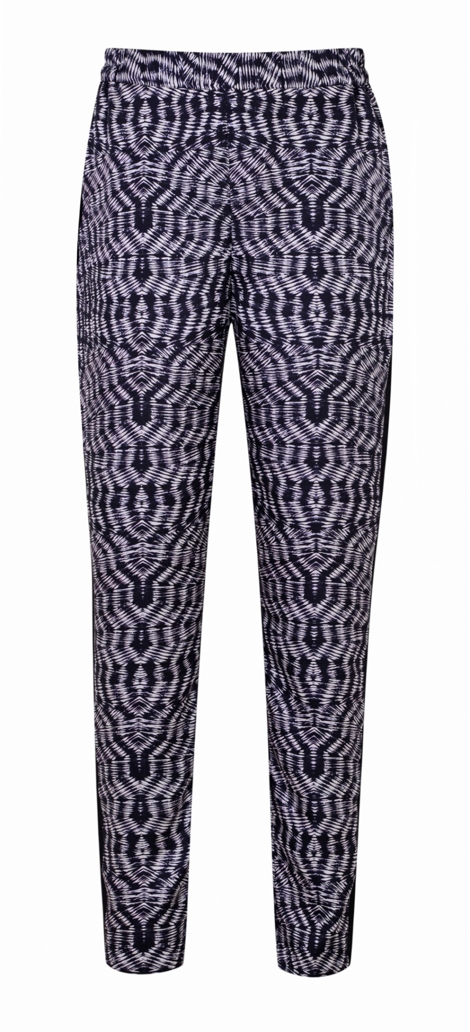 Anosha Trousers – Blue/White Shibori or Black/White Shibori