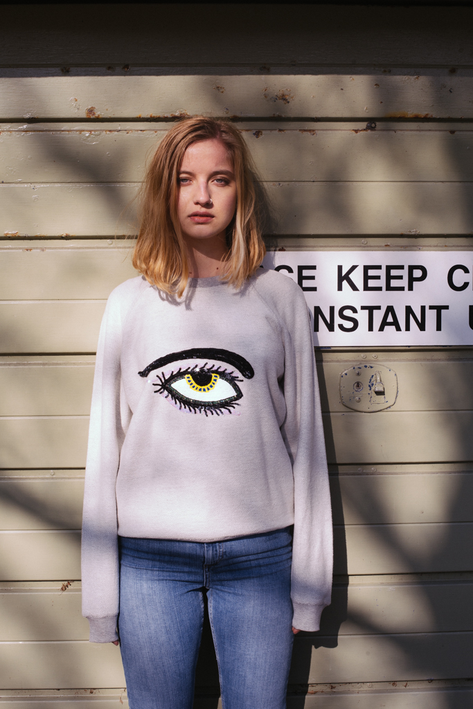 Private: Eye Sweatshirt – Ecru