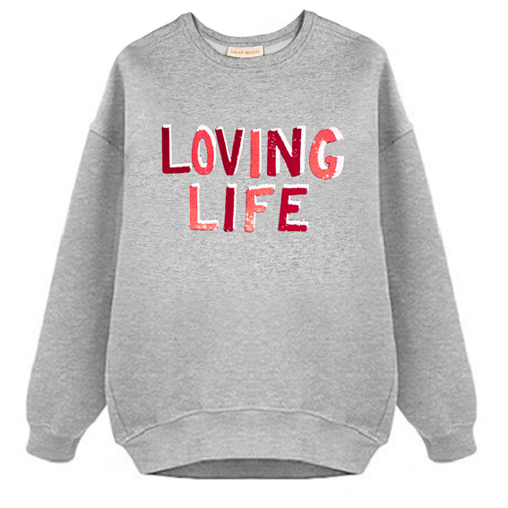 Loving Life Oversized Sweatshirt