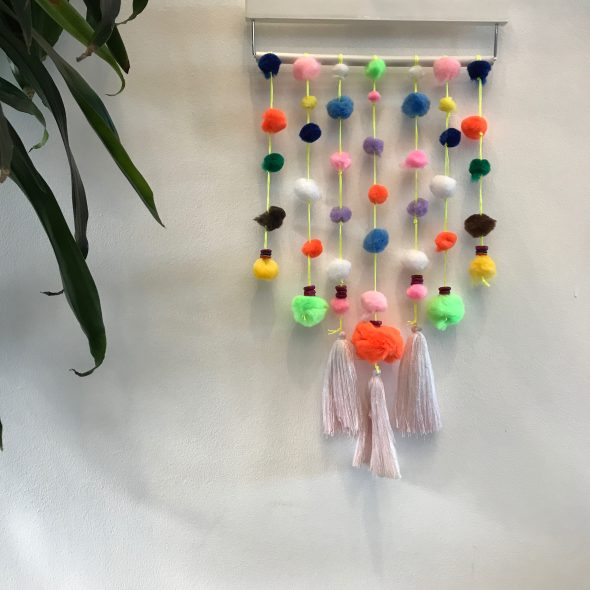 Make Your Own Pompom Wall Hanging